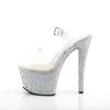SKY-308LG Damen Sandale von Pleaser, Transparent EU 37, US Produktbild-Vorschau 3