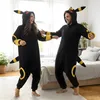 Onesie Kigurumi Pyžamo Pokemon Umbreon Prevlekový kostým Náhľad obrázku produktu 4