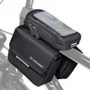 Wozinsky Bike Frame Bag Waterproof Phone Case 1.5L Black Voir les images du produit 12