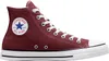 A side view of a maroon Converse Chuck Taylor All Star high-top sneaker. Produktbild-Vorschau