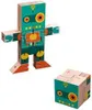Philos Holz Roboter Würfel Puzzle Denkspiel für Kinder Produktbild-Vorschau 2