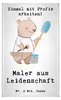 Mr. & Mrs. Panda Handtuch Maler Leidenschaft - Weiß - Produktbild-Vorschau 1