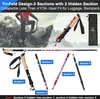 Wanderstöcke Trekkingstöcke Verstellbar 106-125cm Produktbild-Vorschau 3