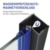IMPTS Schwarz Nischentür Duschkabine Falttür Produktbild-Vorschau 9