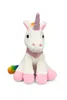 Plüschtier Einhorn 21 cm Weiß mit Horn Rosa und Schweif Produktbild-Vorschau 1