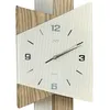 JVD NS16073.3 Wanduhr Quarz mit Pendel Pendeluhr eiche Produktbild-Vorschau 2