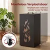 CASABEL Pellet- & Houtkorrelbak met Wielen, Cap. 45kg, Productafbeelding-voorbeeld 5
