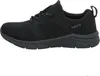 A side view of a black athletic shoe. Produktbild-Vorschau