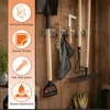 ECENCE Besenhalterung Wand Silber Besenhalter zum Kleben & Produktbild-Vorschau 2