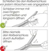 Instructions on how to open and close a zipper. Produktbild-Vorschau