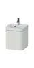 Waschtischset HAPPY D.2 PLUS 400x360mm ohne Hahnloch taupe Produktbild-Vorschau 3