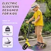 Elektroscooter S5 Gelb Für Kinder mit bunten LED-Lichtern Produktbild-Vorschau 7