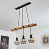 Porzus »Porzus« 3-flammige Hängelampe aus Metall/Holz in Produktbild-Vorschau 8