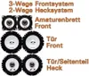 3-Wege System Alpine Front+Heck für VW Golf 3 - justSOUND Produktbild-Vorschau 2
