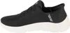 A side view of a black Skechers Slip-Ins Go Walk Flex shoe with a white sole. Náhľad obrázku produktu