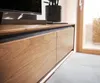 DELIFE Lowboard Stonegrace 200 cm Akazie Natur 4 Türen Produktbild-Vorschau 4