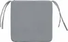 vidaXL Sitzkissen 4 pcs Hellgrau 40 x 40 x 3 cm Stoff Produktbild-Vorschau 7
