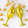 Pallone in foil champagne 28x80cm oro Anteprima dell’immagine prodotto 6