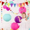 Bunte Papier Laterne 16 Stück Kindergeburtstag Hochzeit Produktbild-Vorschau 3
