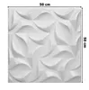 DECCART | 3D stenové panely | Biele | Lamely na doske | Náhľad obrázku produktu 2