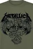 Metallica T-Shirt Herren Roam Blast Olive oliv Band-Merch, Produktbild-Vorschau 2