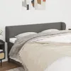 vidaXL Kopfteil mit Ohren Dunkelgrau 163x23x78/88 cm Stoff Produktbild-Vorschau 2