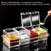 4dílná kuchyňská kořenka, akrylová kořenka, průhledné Náhled obrázku produktu 4