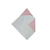A baby blanket with a hood, folded into a diamond shape. Produktbild-Vorschau