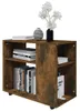 vidaXL Bijzettafel, gerookt eikenfineer, 70x35x60,5 cm, Productafbeelding-voorbeeld 4