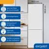 Exquisit Kühl-Gefrierkombination KGC5320-95-E-040C weiss | Produktbild-Vorschau 3