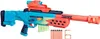 A toy gun with accessories on a white background. Produktbild-Vorschau
