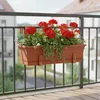 Relaxdays Blumenkastenhalter, 4er Set, verstellbar, ohne Produktbild-Vorschau 3
