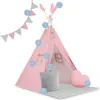 Nukido NK-406 Dětské teepee - růžové Náhľad obrázku produktu 5