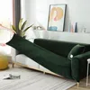 Bezug für Sofa, 3-Sitzer-Sofa, elastisch, flaschengrün Produktbild-Vorschau 5