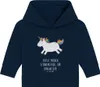 Mr. & Mrs. Panda Organic Baby Hoodie Einhorn Happy 24. - Produktbild-Vorschau 1