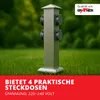 Grafner Edelstahl Gartensteckdose mit 4 Steckdosen, IP54, Produktbild-Vorschau 3
