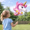 Palloncino XXL unicorno rosa 110 x 85 cm - palloncini ad Anteprima dell’immagine prodotto 3