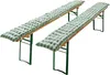 REDBEST Bierbank-Auflage Nashville" 2er-Pack grün 25x220 Produktbild-Vorschau 1
