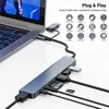 USB-C Multiport Hub – 8 in 1 Adapter mit USB 3.0, USB-C, Produktbild-Vorschau 3