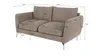 S-STYLE MÖBEL - Modernes Sofa 2-Sitzer Frema mit Silber Produktbild-Vorschau 2