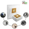 A collage of vacuum cleaner bags and their various uses. Produktbild-Vorschau