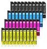 A collection of ink cartridges arranged in rows. Produktbild-Vorschau