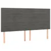 Kopfteile 4 Stk. Dunkelgrau 100x5x78/88 cm Samt Produktbild-Vorschau 1