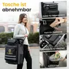 Einkaufstrolley klappbar mit Lufträdern 45 kg – Produktbild-Vorschau 4