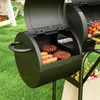 Outsunny Holzkohlegrill aus Stahl BBQ Smoker mit Deckel Produktbild-Vorschau 9