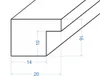 Ramka na zdjęcie Italia - Dąb sonoma 30x30 Podgląd zdjęcia produktu 5