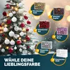 A decorated Christmas tree with various colored baubles and packaging options displayed around it. Anteprima dell’immagine prodotto