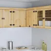 vidaXL Armadio SKI Marrone miele 80 x 80 x 60 cm Legno di Anteprima dell’immagine prodotto 4
