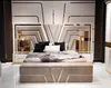Schlafzimmer Set Bett 2xNachttische Kleiderschrank 7tlg Produktbild-Vorschau 4
