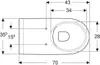 Geberit GE Renova Comfort Wand-WC Tiefspüler Produktbild-Vorschau 4